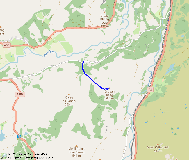 Simple route from north side 