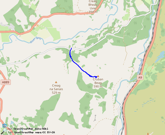 Simple route from north side 